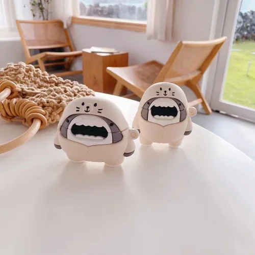Miniatura 6 de Funda para AirPods Pro, diseño de dibujos animados en 3D, de lujo, a la moda, linda y divertida estética para niñas, hombres, adolescentes, niños
