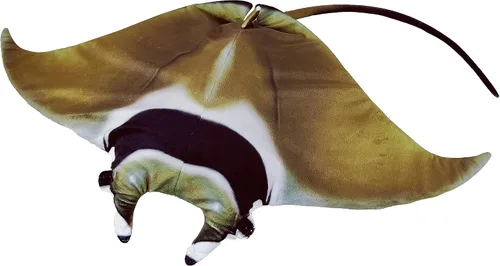 Wild Republic Living Ocean, Devil Ray, animal de peluche, 20 pulgadas, regalo para niños, juguete de peluche, relleno es botellas de agua recicladas