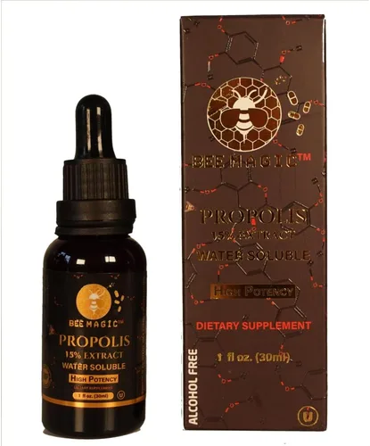 Extracto de propóleos, 15% soluble en agua, 1.0 fl oz/1 fl.oz, Kosher OU