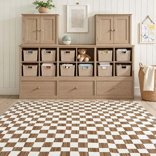 Miniatura 69 de jinchan Alfombra a rayas de 2 x 3 para entrada, alfombra de cocina, tapete pequeño, antideslizante, ligero, de bajo perfil, decoración para entrada