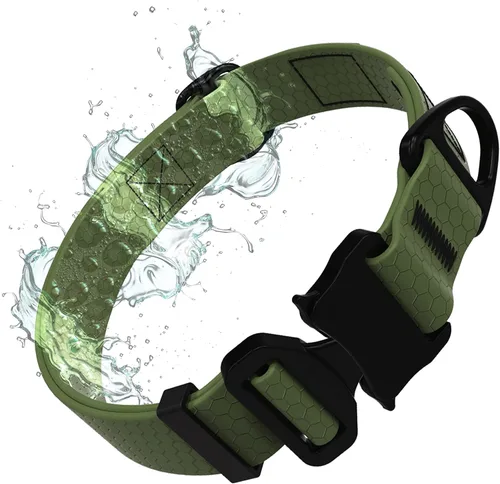 Miniatura 12 de Tuff Pupper Collar de acción impermeable para perros Collar de perro resistente al agua A prueba de desgarros y sin olor Herrajes metálicos