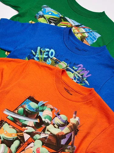 Miniatura 2 de Teenage Mutant Ninja Turtles Nickelodeon - Camiseta para niño (3 unidades)
