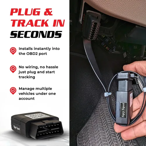 Miniatura 5 de Spy Spot OBD2 - Rastreador GPS para automóviles, camiones y vehículos de flota, dispositivo de seguimiento de vehículos en tiempo real con tarjeta