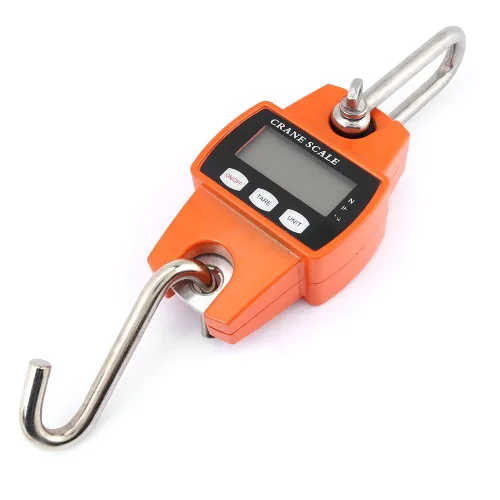 Miniatura 3 de 661.4 lbs Mini Escala Portátil LCD Digital Electrónico Gancho de Acero Inoxidable Colgante Pesaje Grúa Balanza Balanza