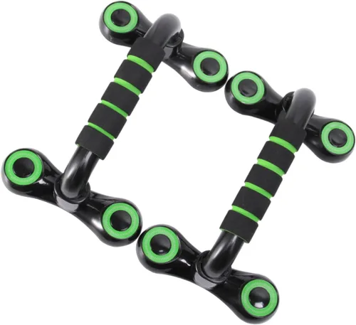 Garneck Barras de flexión para hombre, resistentes soportes de flexión, marco portátil, mango antideslizante para entrenamiento de tríceps de pecho,