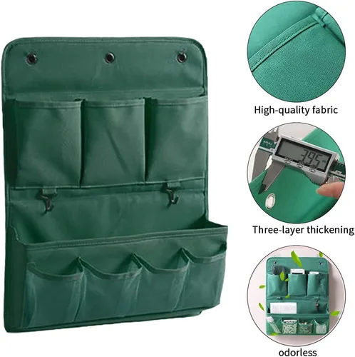 Miniatura 3 de Bolsa de almacenamiento colgante para el hogar, accesorios de baño, puerta de pared, armario, dormitorio, organizador de tela, accesorios de cocina