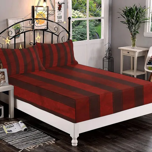 Miniatura 18 de Juego de sábanas bajeras decorativas de tamaño King, sábana bajera de Narval con bolsillos profundos y 2 fundas de almohada, juego de ropa de cama