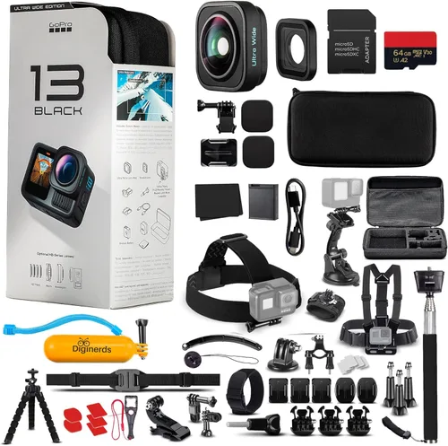 Miniatura 8 de GoPro HERO13 (Hero 13) Cámara de acción negra impermeable con video HDR de 5.3K, fotos de 27 MP, sensor de imagen de 1/1.9 pulgadas, cámara web