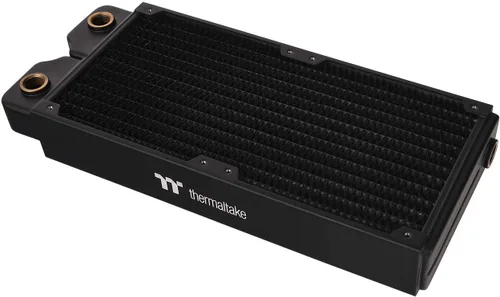Miniatura 4 de Thermaltake Pacific DIY Sistema de refrigeración líquida Clm240 1.575 in Aletas gruesas de alta densidad Tubos de cobre de doble fila Radiador