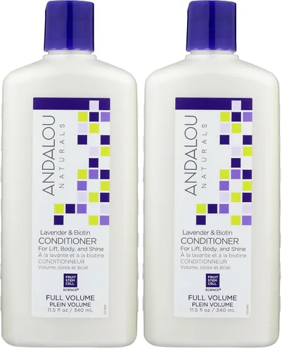 Miniatura 9 de Andalou Naturals Acondicionador de volumen completo de lavanda y biotina, 11.5 onzas