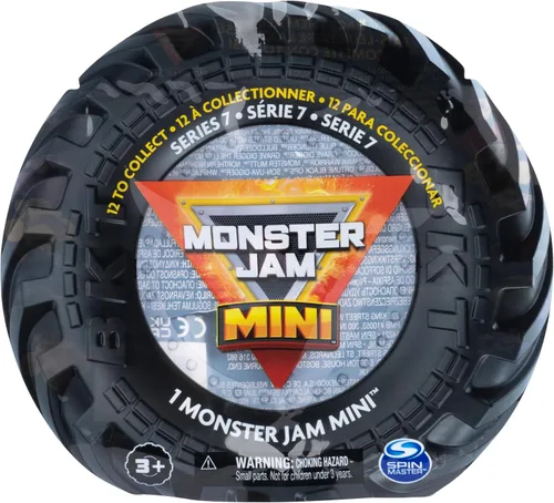 Miniatura 4 de Monster Jam, Paquete de 12 camiones coleccionables mini misteriosos oficiales de Monster Jam, escala 1:87, gran regalo para fiestas de cumpleaños