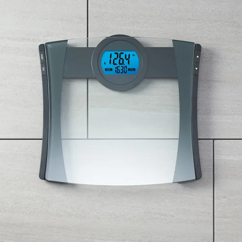 Miniatura 4 de Báscula de baño de 440 libras EatSmart Precision CalPal Digital, análisis de capacidad, IMC y calorías ingeridas, ESBS-52, Negro, 1, 1