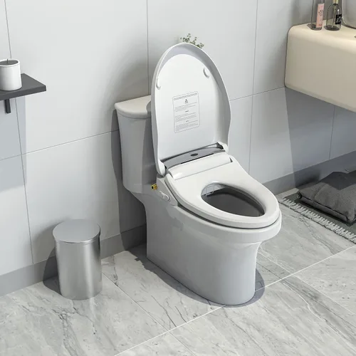 Miniatura 9 de LEIVI Asiento de inodoro eléctrico con control remoto inalámbrico y panel lateral, múltiples modos de pulverización, asiento con calefacción