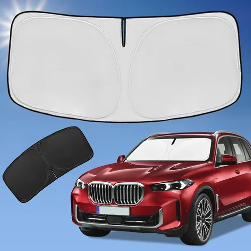 Miniatura 211 de para Dodge RAM 1500 2019-2024 2025 2026 Parasol Parasol para Parabrisas Cubierta - 4 Capas Parasol para Ventana Delantera para RAM1500 2Puertas