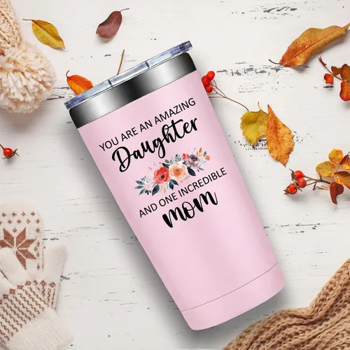 Miniatura 5 de Grifarny Daughter Gifts from Mom, Dad - Mothers Day, Valentines Day Gifts for Daughters Adult - You are an Amazing Daughter Tumbler 20 oz
