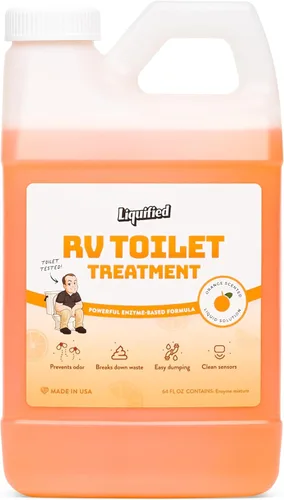 Miniatura 12 de Tratamiento de inodoro de autocaravana Liquified - Digestor de tanque negro - Eliminador de olores - Aroma a naranja - Matts RV Reviews