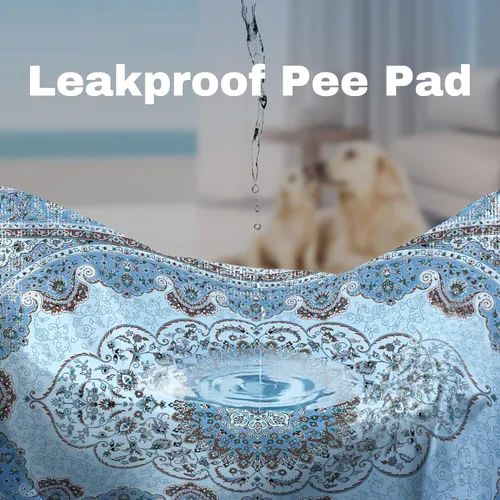 Miniatura 6 de PatiencET Almohadillas lavables para orina para perros y gatos, 72 x 72 pulgadas, súper absorbentes, a prueba de fugas, reutilizables, 1 almohadilla