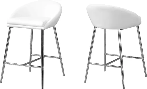 Miniatura 5 de Monarch Specialties I BARSTOOL, Blanco