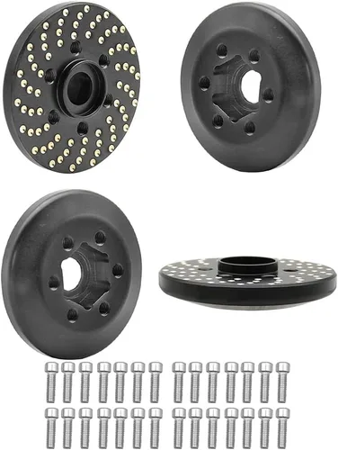 Miniatura 13 de 4 pesos de rueda de latón, adaptador de cubo hexagonal de rueda de latón 1/10 para llantas Beadlock de 1.9 pulgadas/2.2 pulgadas para llantas de 4