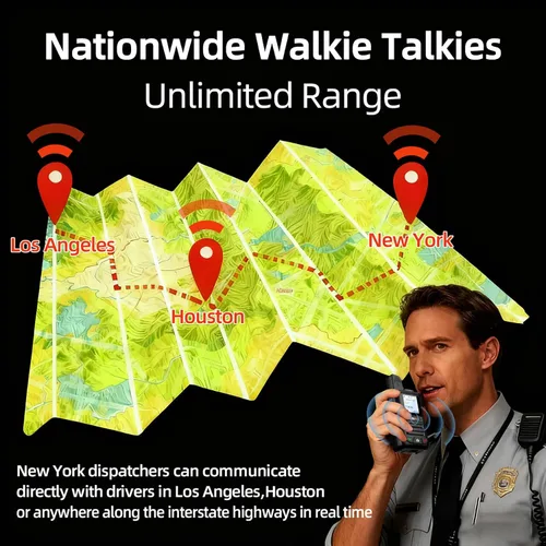 Miniatura 3 de Walkie Talkies rápidos gratuitos de por vida global de alcance ilimitado PTT 4G LTE PoC Radios bidireccionales de largo alcance de larga distancia