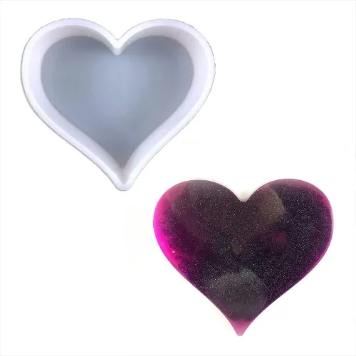 Miniatura 4 de Amor con alas de ángel forma coche Freshie molde de silicona para hacer jabón aroma perlas coche Freshie colgante vela resina
