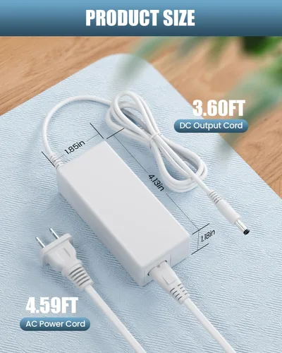 Miniatura 3 de Cable de alimentación de repuesto de 18 V para máquina de corte Cricut Maker y Cricut Explore Air 2, mini Cake Explore One Create Cricut Maker