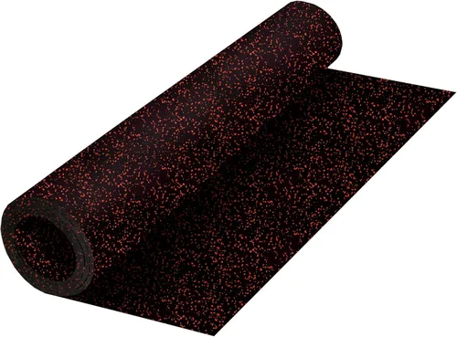 Miniatura 10 de Genaflex - Tapete de goma para suelo de gimnasio, 0.315 in de grosor, rollo protector comercial resistente para suelos de gimnasio