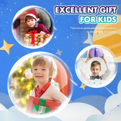 Miniatura 5 de YOYTOO Billetera para niños de 4 a 18 años de edad, triple pliegue, billeteras de lona para niños, novedosas carteras, regalos para niños, Space