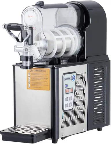 Máquina comercial de granizado e hielo de 3 l/0.8 galones, máquina de bebidas congeladas y margaritas de acero inoxidable de 300 W, máquina de