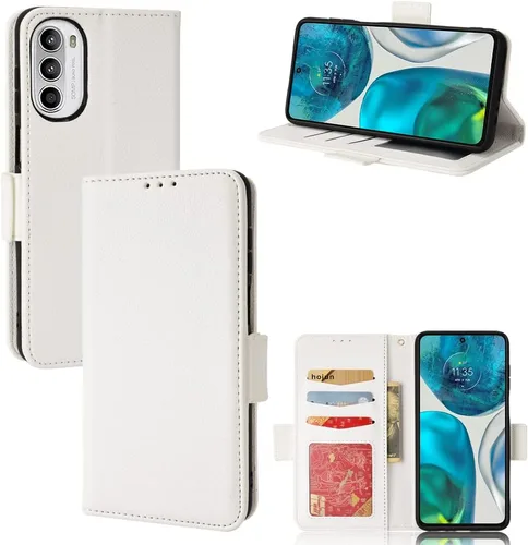 Miniatura 43 de Funda de piel sintética compatible con Motorola Moto E22 4G, funda de piel sintética compatible con Motorola Moto E22i 4G, color negro