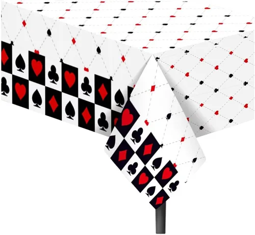 Miniatura 36 de 1 paquete de mantel de plástico con diseño de bandera americana del 4 de julio para fiesta, 54 x 87 pulgadas de largo, mantel rectangular para bufé