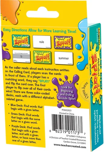 Miniatura 4 de Teacher Created Resources Grados de juego Alphabet Splat PreK-1 (EP62060)