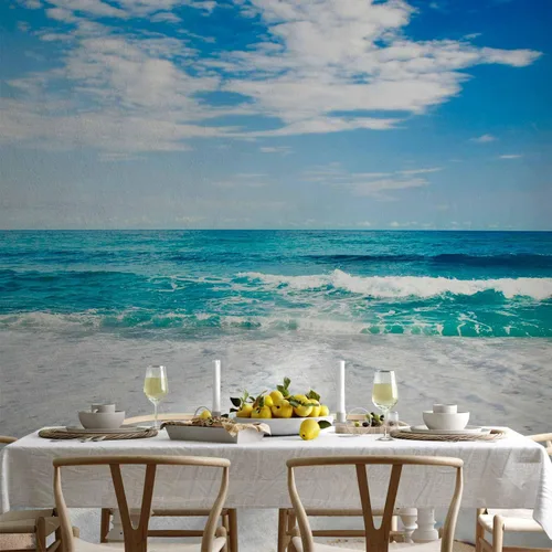 Miniatura 6 de artgeist Mural de Pared Premium Playa 216x98 pulgadas - Papel Tapiz Fotográfico No Tejido Impresión Artística Mural de Pared de Vellón Decoración