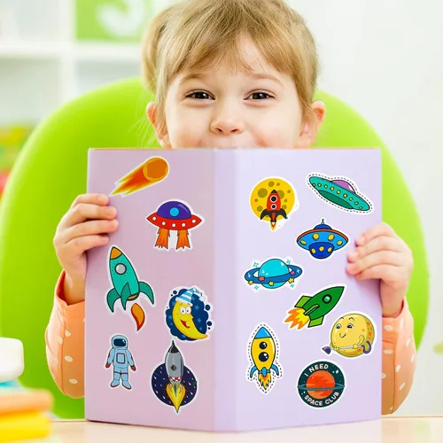 Miniatura 2 de Zonon 200 calcomanías de ciencia para estudiantes, niños, profesores de ciencias, imprescindibles para química, biología, física, calcomanías