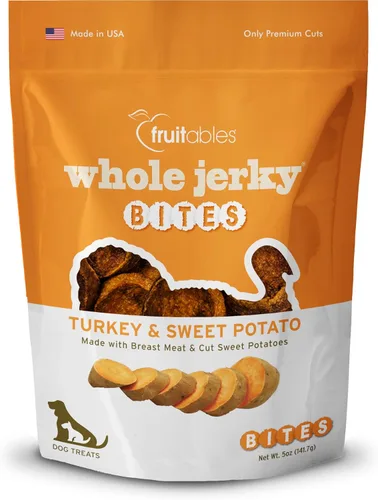 Miniatura 11 de Fruitables Golosinas para perros – Bocadillos enteros – Bisonte a la parrilla y golosinas para perros – Golosinas saludables para perros – 5 onzas