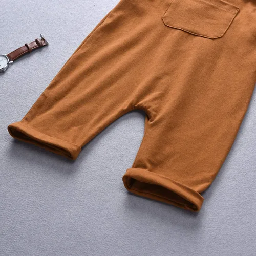Miniatura 8 de Unutiylo Ropa de bebé para caballero, overol para niños pequeños, pantalones con tirantes y mameluco