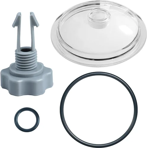 SF80110-1 Tapa de la trampa de hojas de 5 pulgadas tiene junta tórica y válvula, apto para bomba de filtro de arena Intex de 12 pulgadas (caudal de