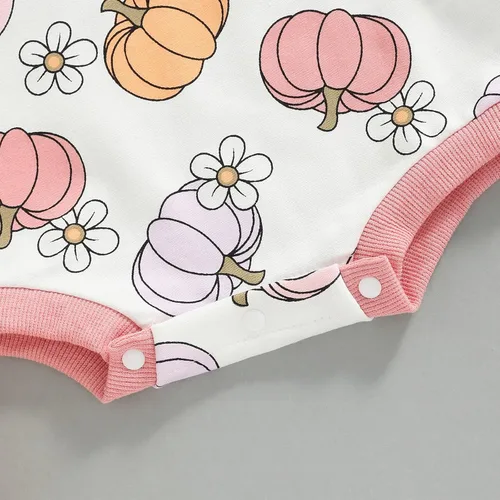 Miniatura 106 de FYBITBO Traje de Halloween para recién nacido, niña y niño, espeluznante temporada, mameluco con burbujas para otoño, Halloween, ropa de bebé