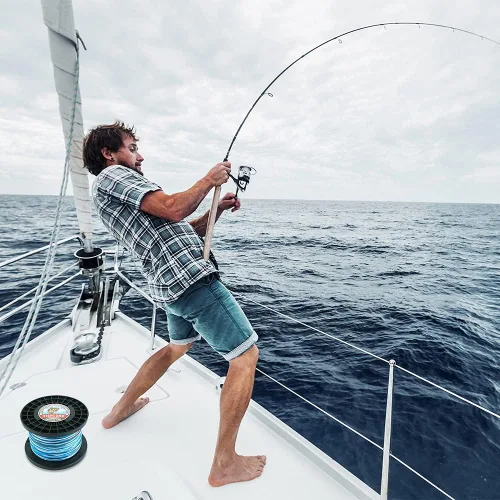 Miniatura 8 de Línea de pesca trenzada, trenza de línea de pesca resistente a la decoloración, fuerte, suave, redonda, sensible, línea trenzada de libra de prueba