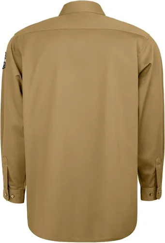 Miniatura 2 de FR Shirts - Camisa de soldadura resistente a las llamas de 7.5 onzas, ropa 100% C FR para hombres, chaqueta de soldadura retardante de fuego
