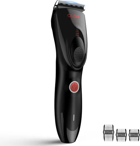 Miniatura 9 de Cortapelos para hombres, kit de cortapelos inalámbrico, ajuste ajustable de 4 longitudes, ajustes de 2 velocidades, cabezales de cuchilla