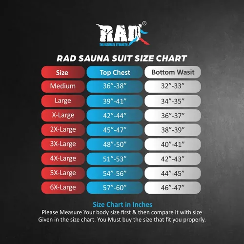 Miniatura 6 de RAD Sauna Sweat Suit for Men & Women (Medium To 6XL) for Weight Loss & Fat Burn Sweating Suit Red,White,Gold,Pink,Blue Blanco