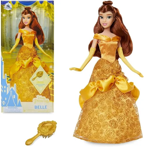 Miniatura 18 de Disney Store Muñeca Clásica de Princesa para Niña (Mérida), 11 Pulgadas, Incluye Cepillo con Detalles Moldeados, Juguete Totalmente Posable