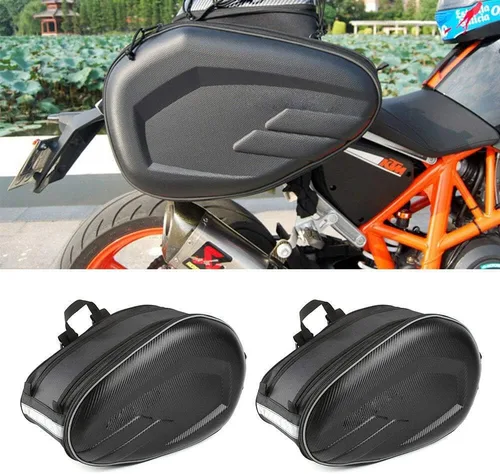 Miniatura 4 de Bolsas de sillín de motocicleta, Bolsas de sillín Powersports, Bolsa de equipaje impermeable, Bolsa de almacenamiento de casco de cara completa