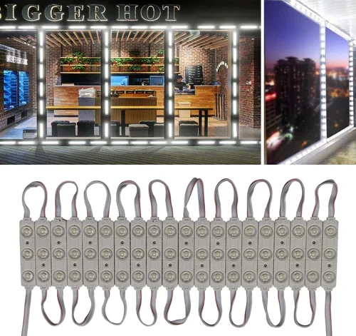 Miniatura 6 de Erudite Luces de Repuesto DC12V para Inflables 20 Piezas Luces LED Inflables Blancas con Autoadhesivo 3 LED - Inflables Hinchables de Navidad