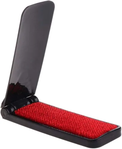 Miniatura 6 de Mini cepillo portátil plegable para pelusas para viajes, bolsa de viaje para eliminar el pelo de las mascotas, herramienta de limpieza de pelusa