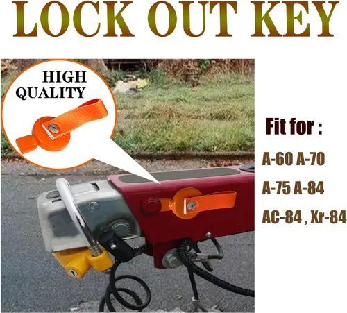 Miniatura 6 de Magnetic Trailer Surge Brake Lockout Key for UFP A-60 A-70 A-75 A-84 Actuators, Replaces 34557, Heavy Duty Easy Release Strap, No Tape No C-Clamps