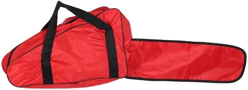 TOPINCN Bolsa de transporte para motosierra, de tela Oxford, portátil, con asa y cremallera larga para motosierras de 12/14/16 pulgadas, color rojo