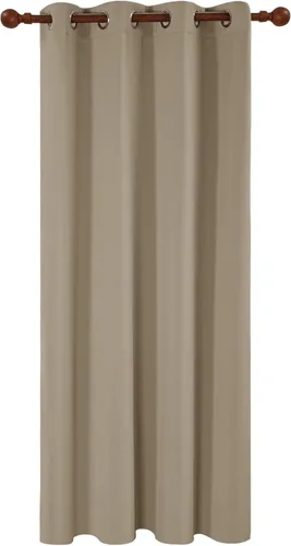 Miniatura 161 de Deconovo Cortina opaca, para oscurecer la habitación Gris claro