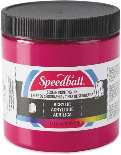Miniatura 21 de Speedball, 4630, Tinta acrílica para impresión de pantalla, 8 fl oz. 237 ml, Violeta